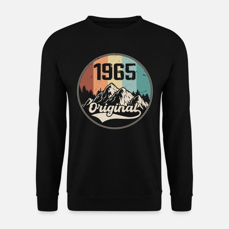Original 1965 Geburtstagsgeschenk - 1965 - Unisex Pullover - Schwarz