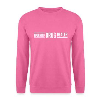 Trafiquant de drogue instruit - Sweat-shirt Unisexe - rose - Devant