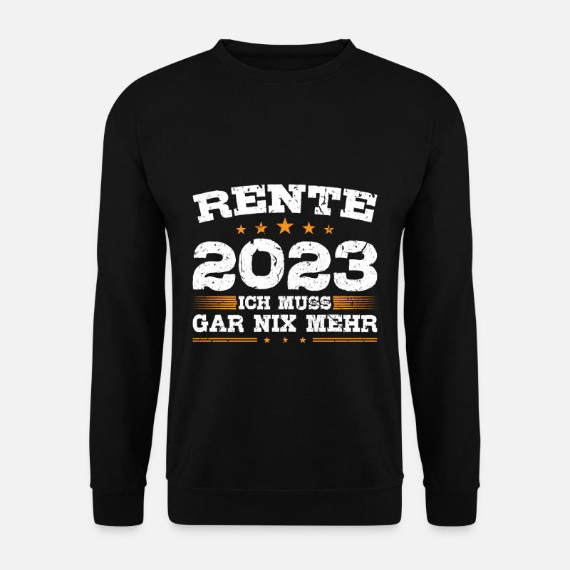 Rente 2023 - Unisex Pullover - Schwarz