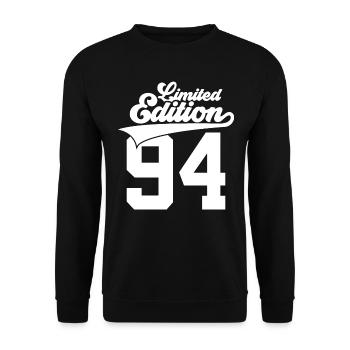 32E ANNIVERSAIRE ÉDITION LIMITÉE 1994 - Sweat-shirt Unisexe - noir - Devant - Alina (178cm) & Michal (187cm)