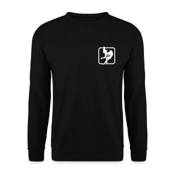 MMA Mixed Martial Arts Kämpfer - Unisex Pullover - Schwarz - Vorne - Alina (178cm) & Michal (187cm)