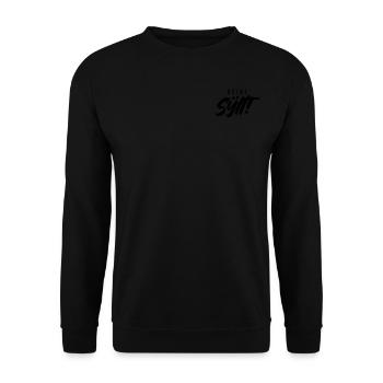Deine Sylt! Black - Unisex Pullover - Schwarz - Vorne - Alina (178cm) & Michal (187cm)