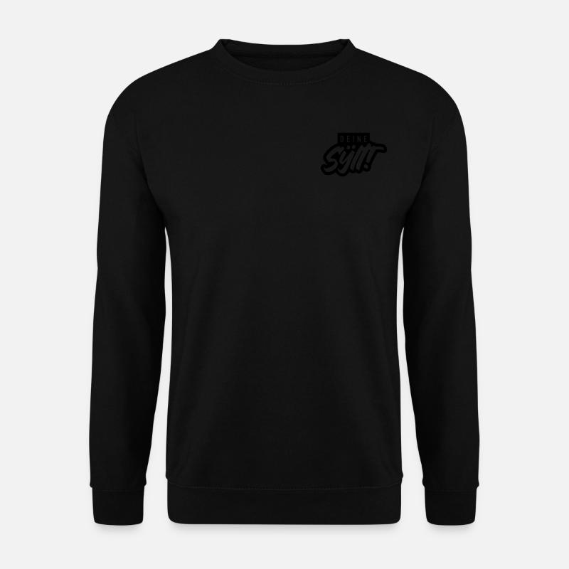 Deine Sylt! Sticker Black - Unisex Pullover - Schwarz
