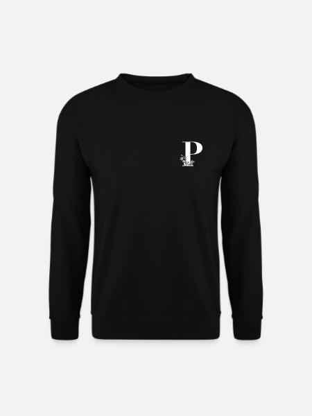 Buchstabe P - Unisex Pullover - Schwarz