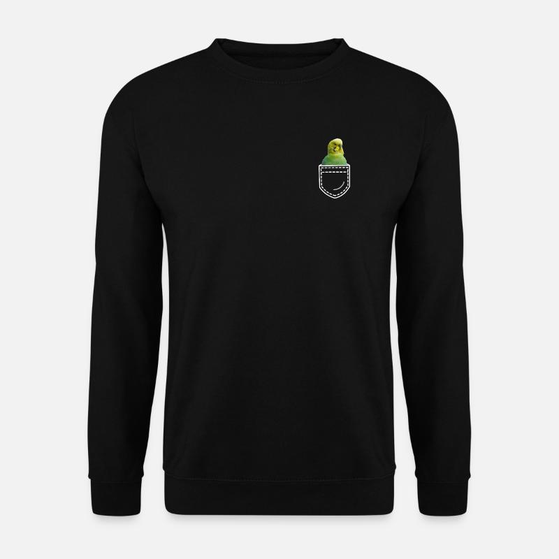 Bird budgie - Unisex Sweatshirt - black