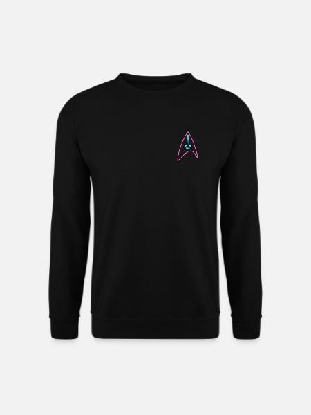 Star Trek Discovery Neon Abzeichen - Unisex Pullover - Schwarz