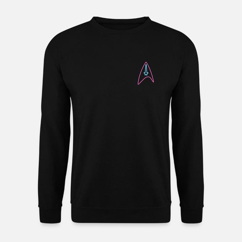 Star Trek Discovery Neon Abzeichen - Unisex Pullover - Schwarz