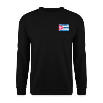 Cuba Collection 'by nikkkooo - Unisex Sweatshirt - black - Front - Alina (178cm) & Michal (187cm)