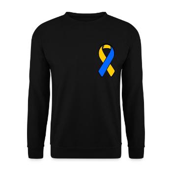 Ukraine - Unisex Sweatshirt - black - Front - Alina (178cm) & Michal (187cm)