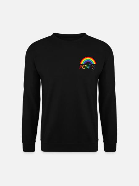 PRIDE LOVE - Unisex Sweatshirt - black