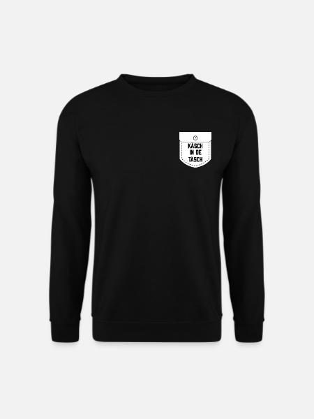 Käsch in de Täsch lustige kölsche Sprüche Köln - Unisex Pullover - Schwarz