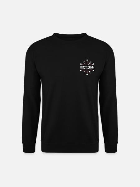 Pyrotechnik Silvester Feuerwerk - Unisex Pullover - Schwarz