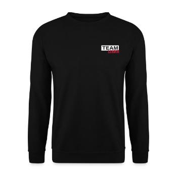 Team Leader - Unisex Pullover - Schwarz - Vorne - Alina (178cm) & Michal (187cm)