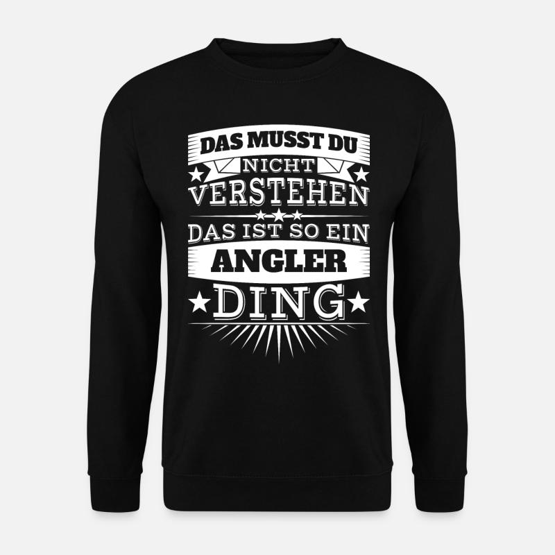Angler Ding - Unisex Pullover - Schwarz