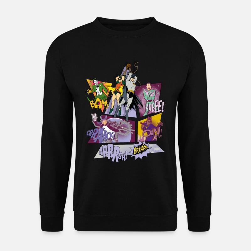 DC Comics Robin Bösewichte Gruppenbild - Unisex Pullover - Schwarz