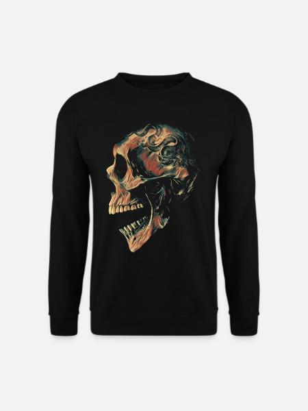 Camo Skull - Unisex Sweatshirt - black