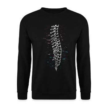 Physiothérapeute chiropracteur physiothérapie - Sweat-shirt Unisexe - noir - Devant - Alina (178cm) & Michal (187cm)