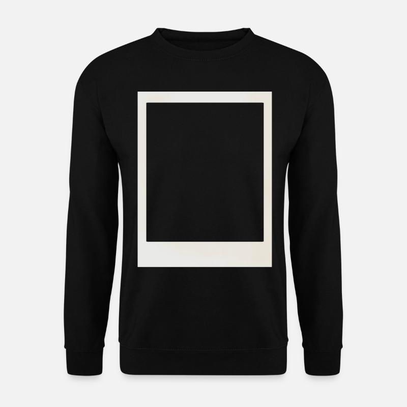 Fotorahmen Bilderrahmen Foto - Unisex Pullover - Schwarz