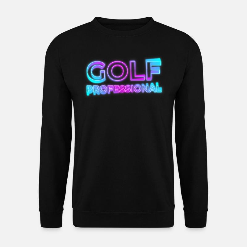 GOLF PROFI PRO NEON RETRO 90s 80s PROETTE MOTIVE - Unisex Pullover - Schwarz