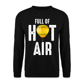 Montgolfière Montgolfière Montgolfière - Sweat-shirt Unisexe - noir - Devant - Alina (178cm) & Michal (187cm)