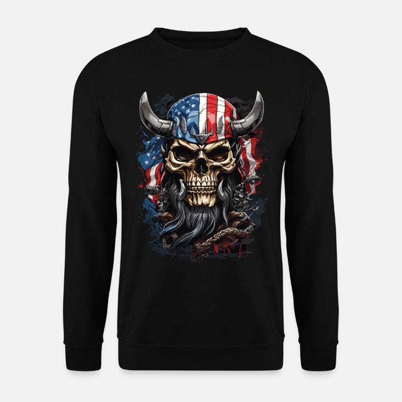 U.S. Viking Warrior - Unisex Sweatshirt - black