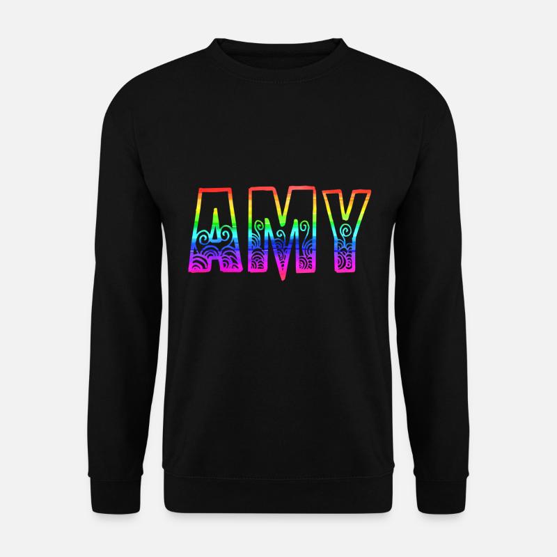 amy rs rainbow - Unisex Sweatshirt - black