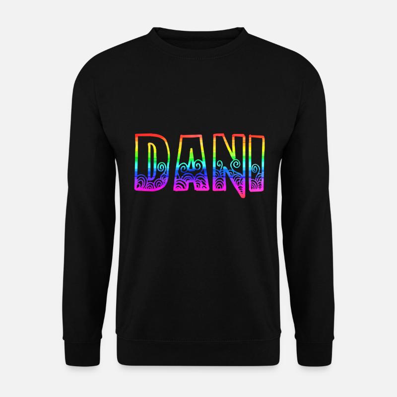 dani rs regenbogen - Unisex Pullover - Schwarz