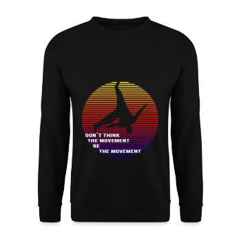 Parkour - Unisex Pullover - Schwarz - Vorne - Alina (178cm) & Michal (187cm)