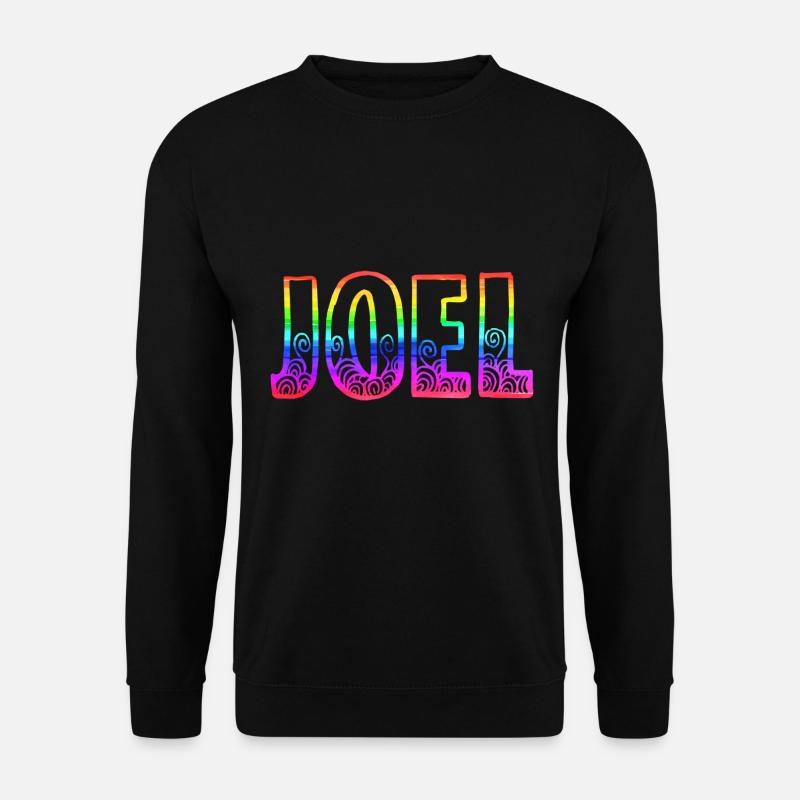 joel rs rainbow - Unisex Sweatshirt - black