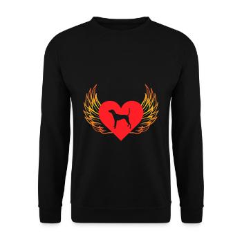 Treeing Tennessee Brindle - Unisex Sweatshirt - black - Front - Alina (178cm) & Michal (187cm)