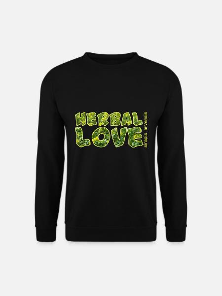 herbal love ackersenf - Unisex Pullover - Schwarz
