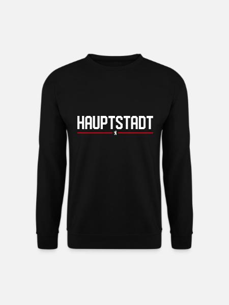 HAUPTSTADT BERLIN BÄR - Unisex Pullover - Schwarz