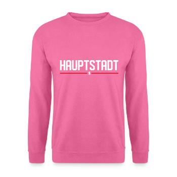 HAUPTSTADT BERLIN BÄR - Unisex Pullover - Pink - Vorne