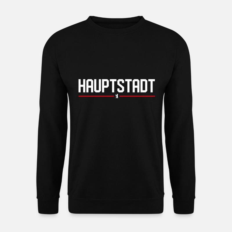HAUPTSTADT BERLIN BÄR - Unisex Pullover - Schwarz