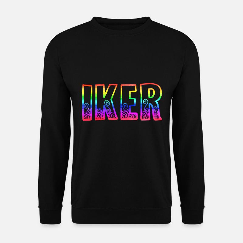 iker rs regenbogen - Unisex Pullover - Schwarz