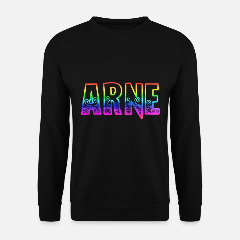 arne rs rainbow - Unisex Sweatshirt - black