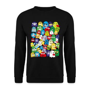 Des esprits drôles - Sweat-shirt Unisexe - noir - Devant - Alina (178cm) & Michal (187cm)