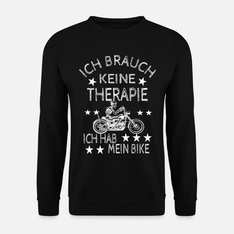 Motorradfahrer - Unisex Pullover - Schwarz