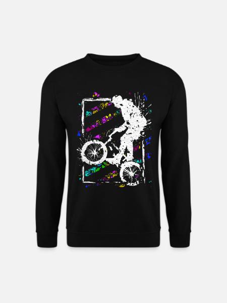 Bmx Fahrrad - BMX Rad fahren - BMX Fahrer - Unisex Pullover - Schwarz