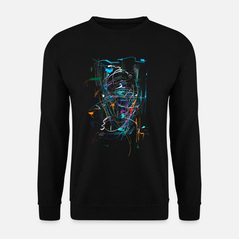 Scifi Background - ABSTRACT - Unisex Sweatshirt - black