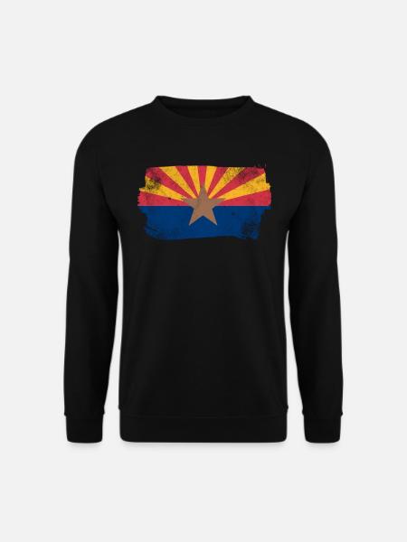 Drapeau de l’Arizona - Sweat-shirt Unisexe - noir