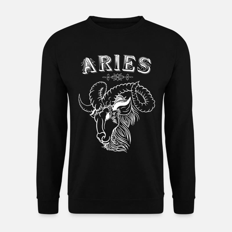 Aries Sternzeichen Widder - Unisex Pullover - Schwarz
