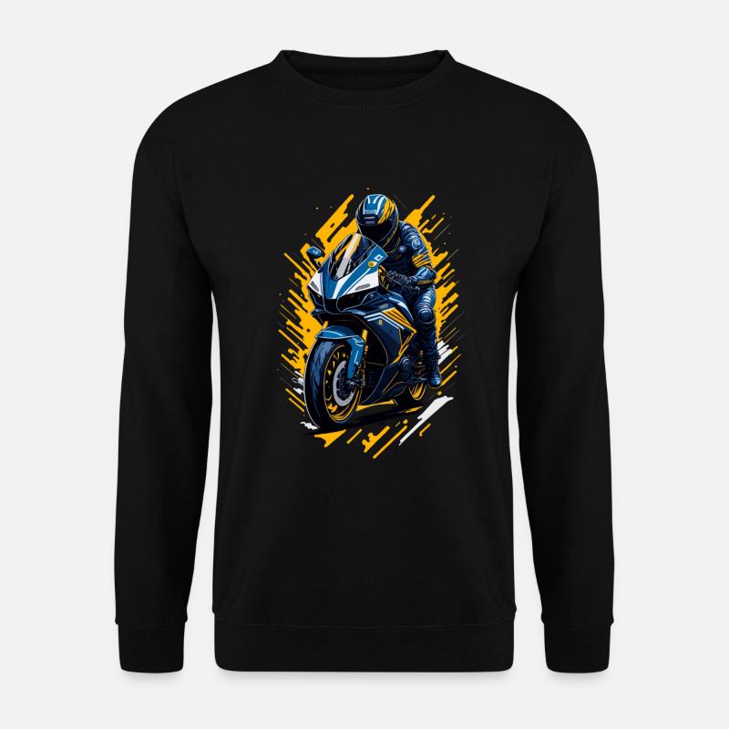 Sportmotorrad - Unisex Pullover - Schwarz