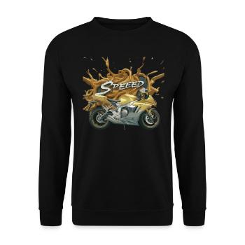 Swift Wind: Adventure on Wheels - Unisex Sweatshirt - black - Front - Alina (178cm) & Michal (187cm)
