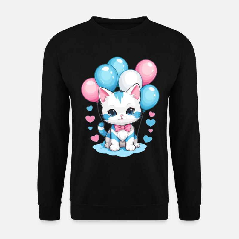 Mignon bébé chat - Sweat-shirt Unisexe - noir