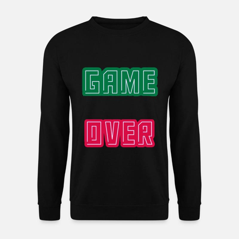 Game Over, Completion Level Unlocked - Unisex Sweatshirt - black