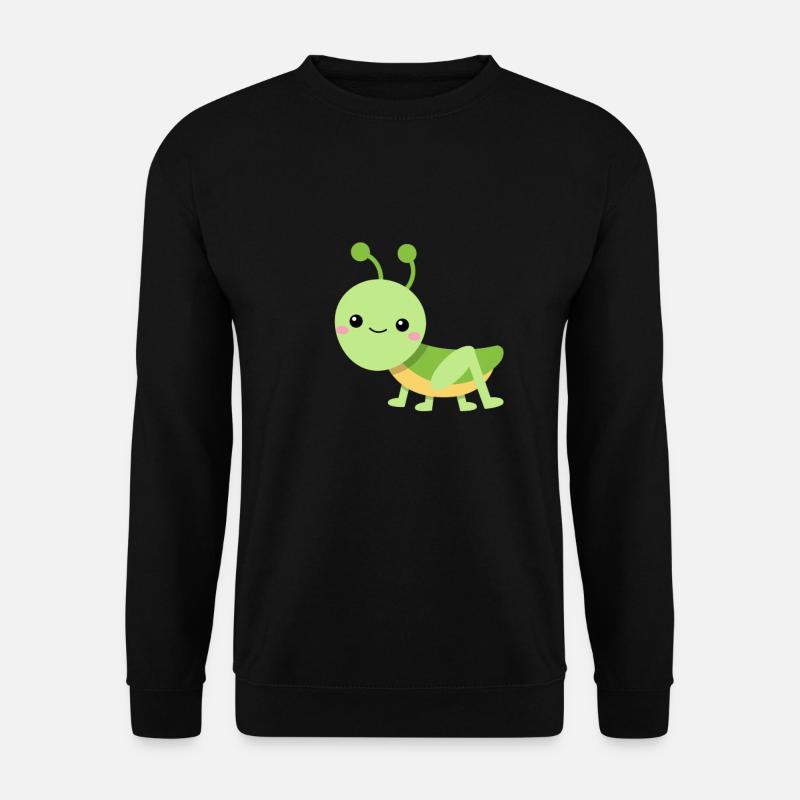 Lebhafter Heuschrecke - Unisex Pullover - Schwarz