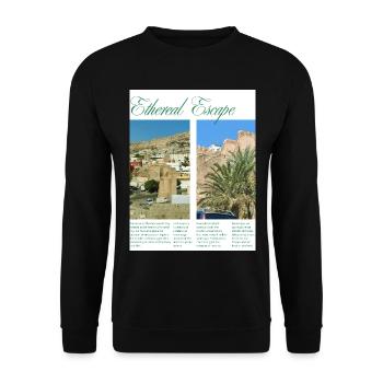 URBEX_PESCADERIA - Unisex Sweatshirt - black - Front - Alina (178cm) & Michal (187cm)