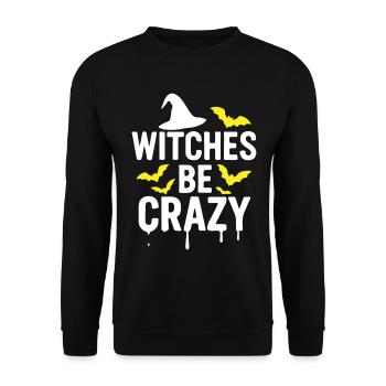 Sorcières soyez folles - Sweat-shirt Unisexe - noir - Devant - Alina (178cm) & Michal (187cm)