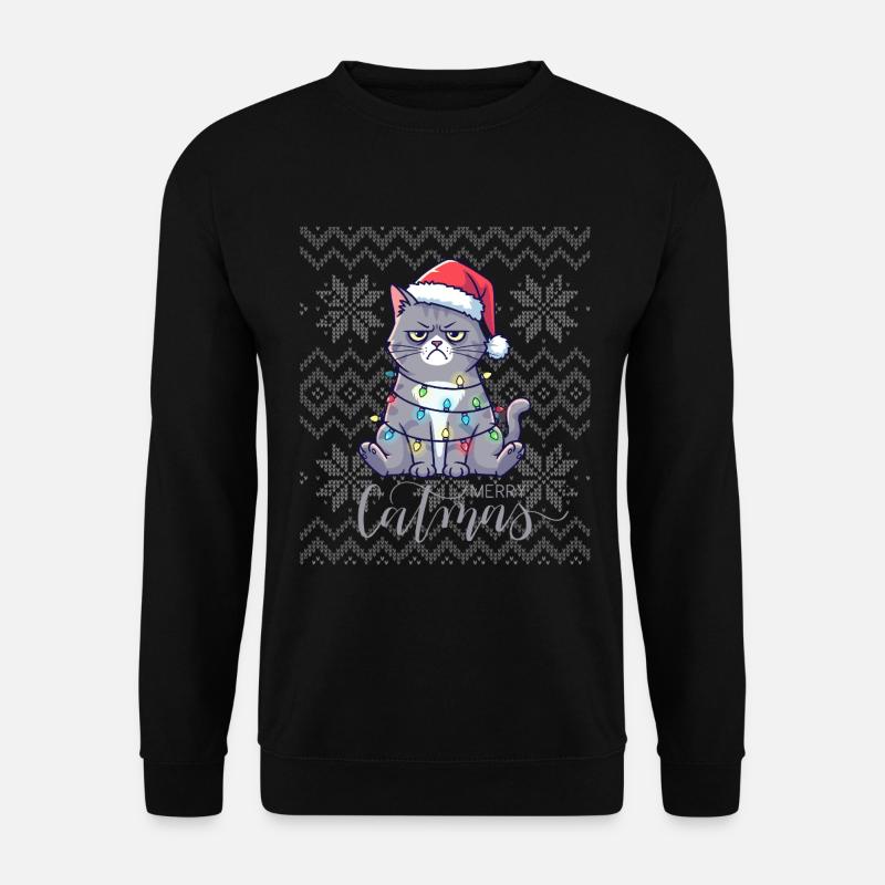 Bright Chatmas Weihnachten - Unisex Pullover - Schwarz